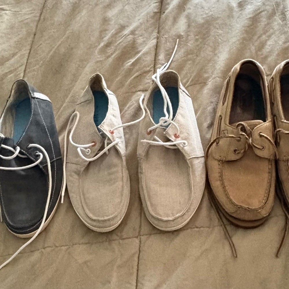 3 Pairs!!! Mens Sperry Shoes